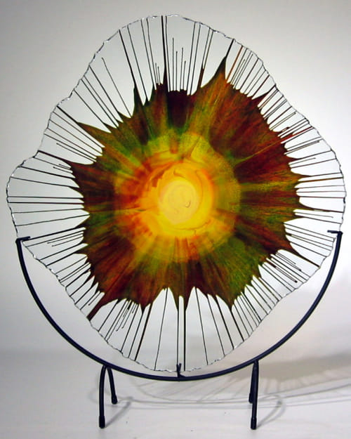Click to view detail for DD18-021 Energy Web Moss Green, Orange, Wine, Yellow 